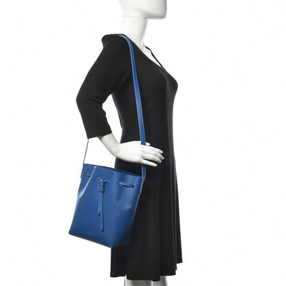 Mansur Gavriel Calfskin Mini Bucket Bag Royal 2 of 8
