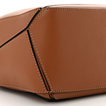 Loewe Calfskin Small Puzzle Bag Tan 9 of 10