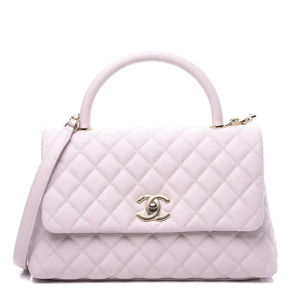 Chanel Caviar Quilted Small Coco Handle Flap Lilas Lilac 1 of 10