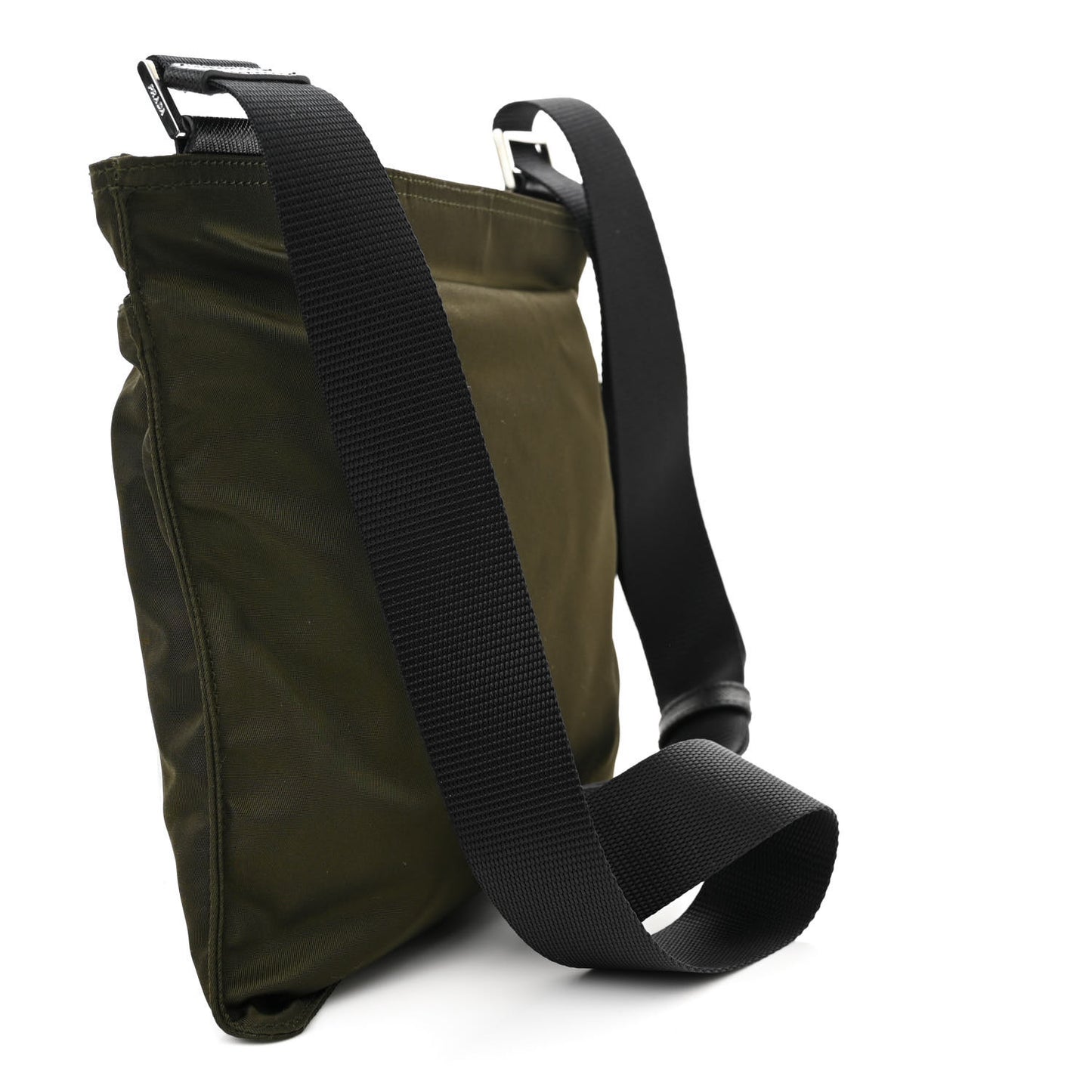 Nylon Vela Sport Flat Messenger Bag Bruciato