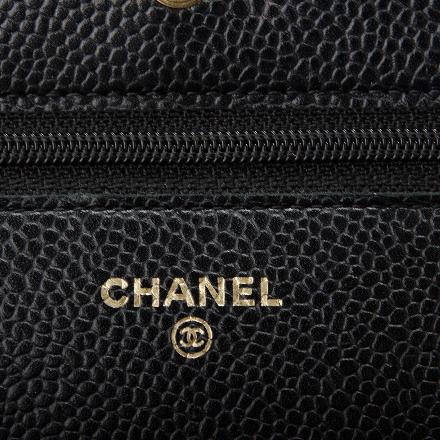 Chanel Caviar Quilted Wallet On Chain WOC Black 6 of 8