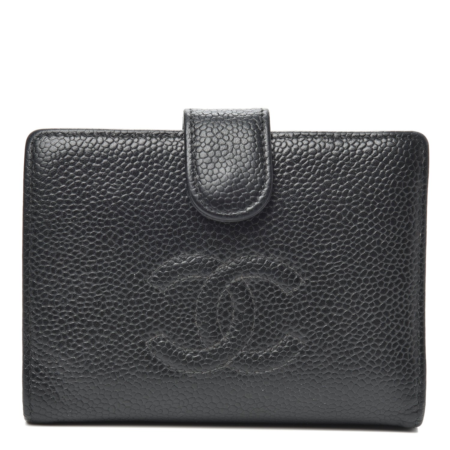 Chanel Caviar Timeless CC French Wallet Black 1 of 7