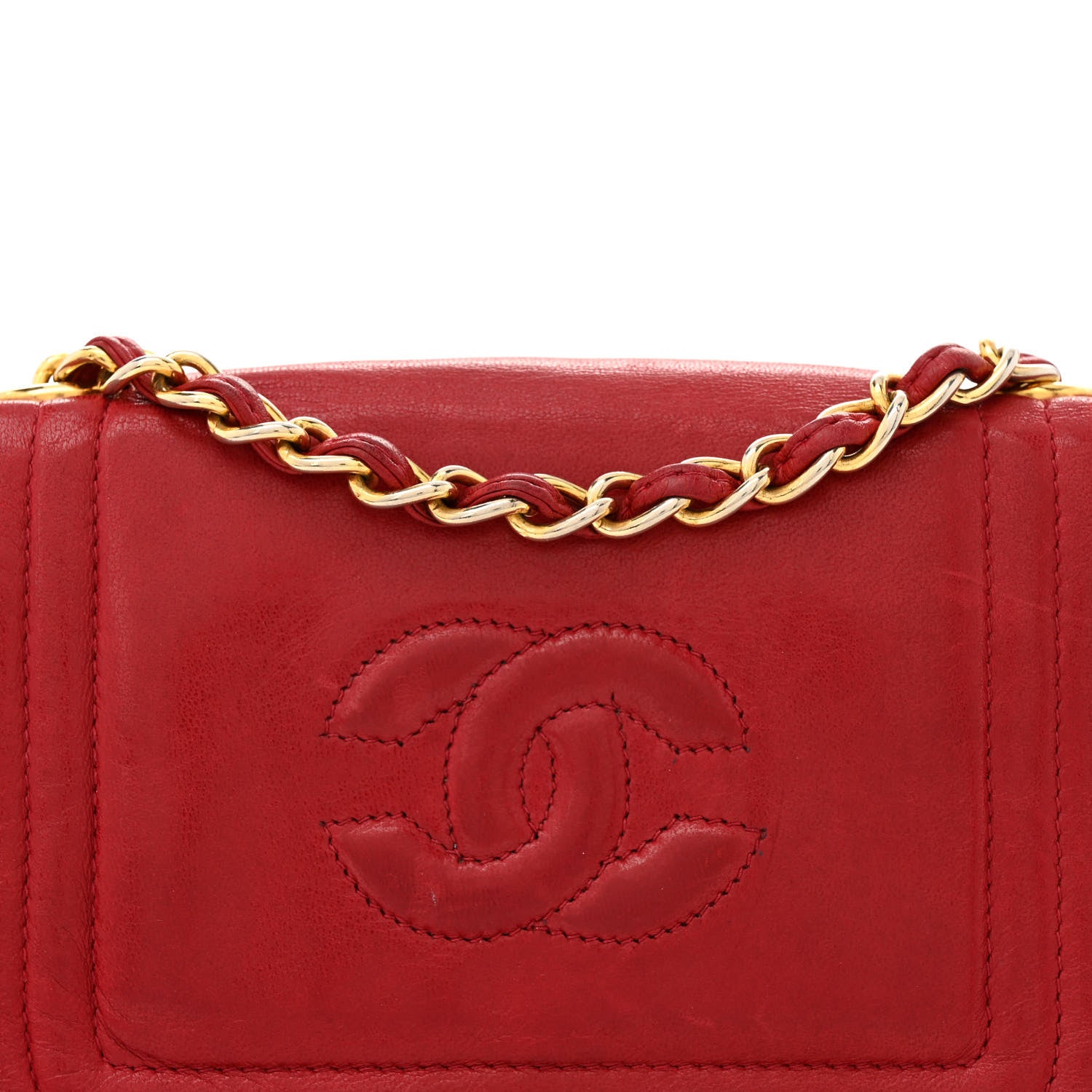 Chanel Lambskin Mini CC Timeless Flap Red 8 of 16
