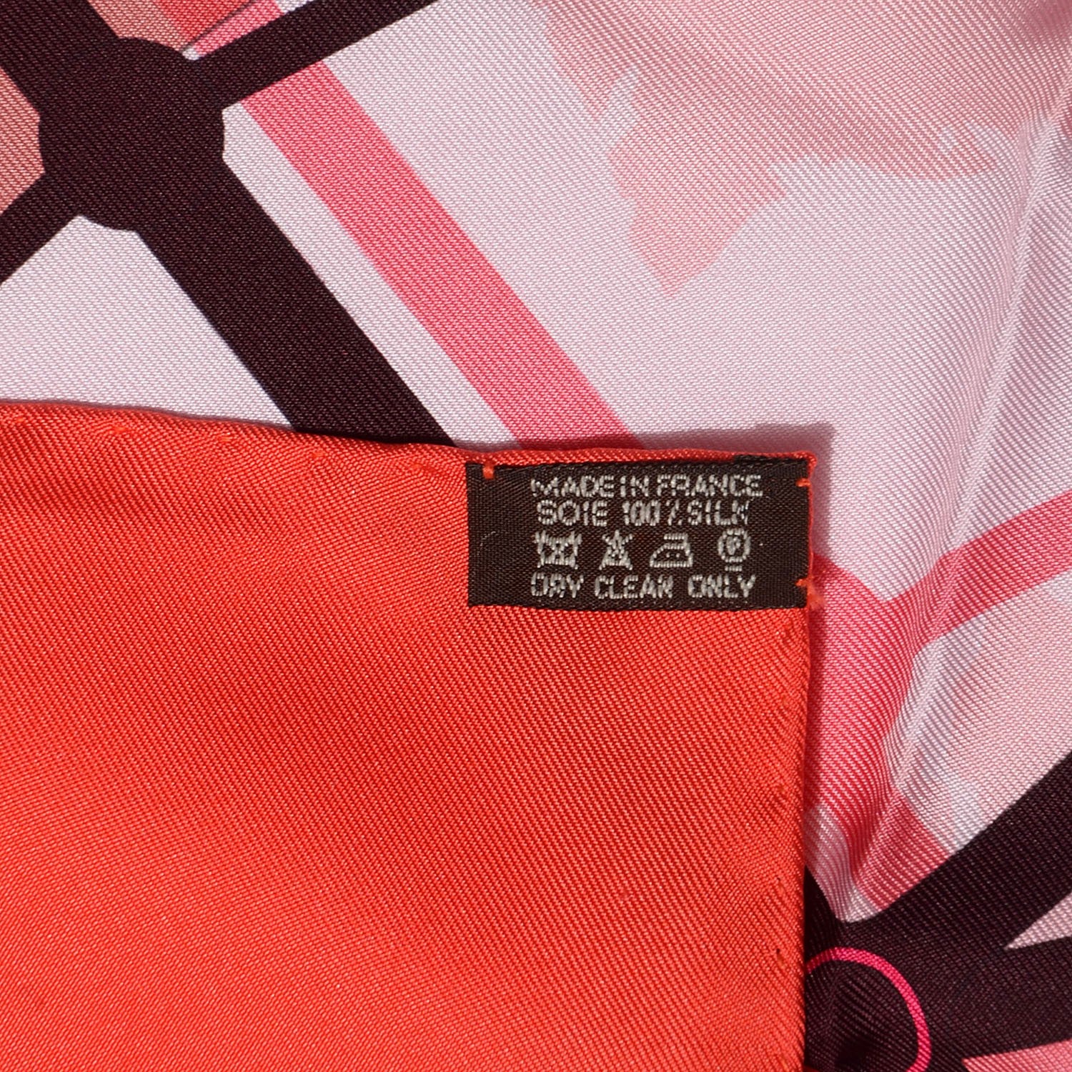 Hermes Silk Mecanique Du Temps Scarf 90 7 of 7