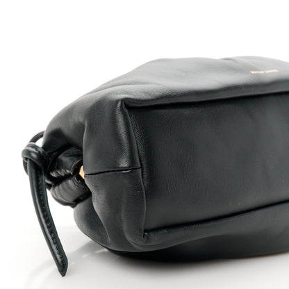 Mansur Gavriel Lambskin Mini Cloud Clutch Black Flamma 8 of 9