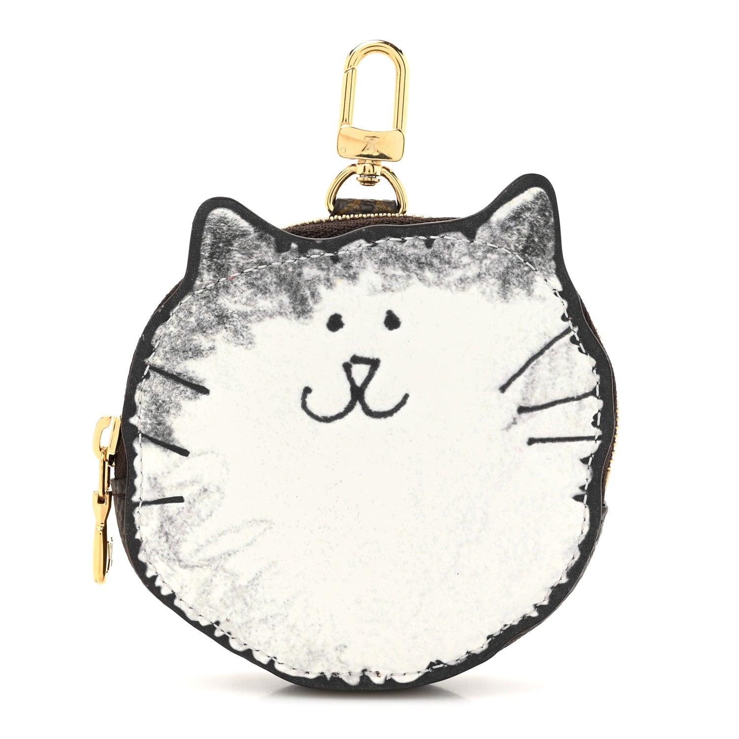 Louis Vuitton Monogram Kitty Coin Purse 1 of 7