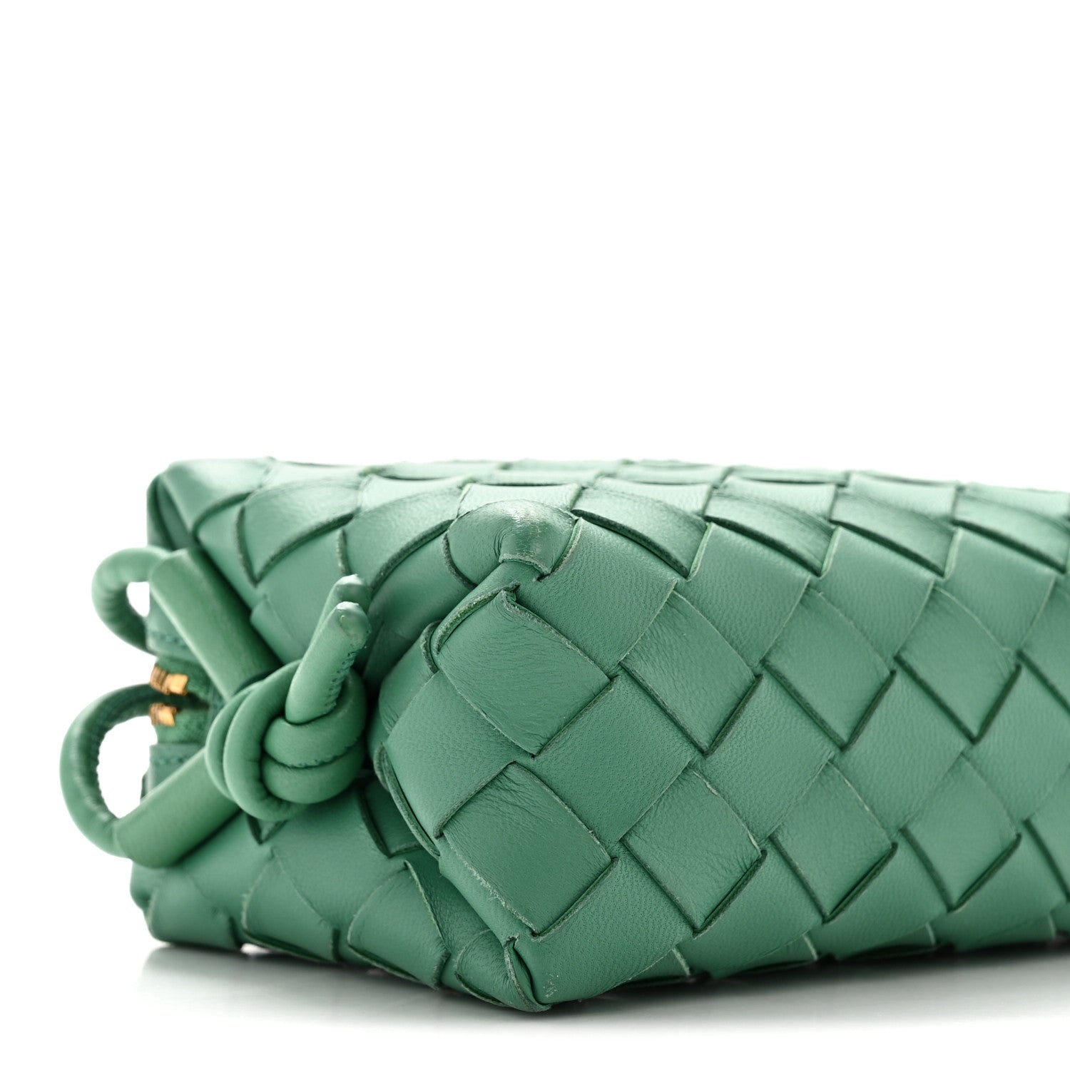 Bottega Veneta Nappa Intrecciato Candy Loop Camera Bag Mermaid