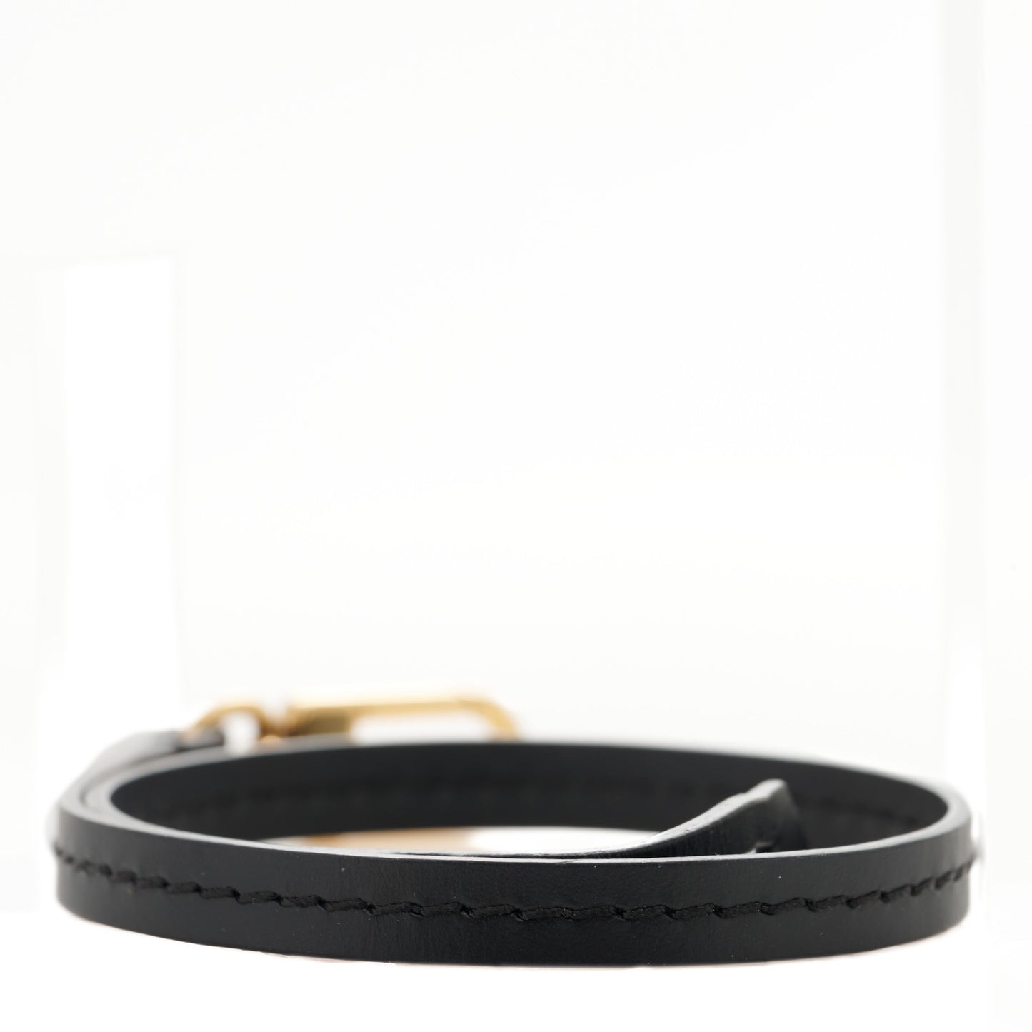 Calfskin Pochette Accessories Strap Brown