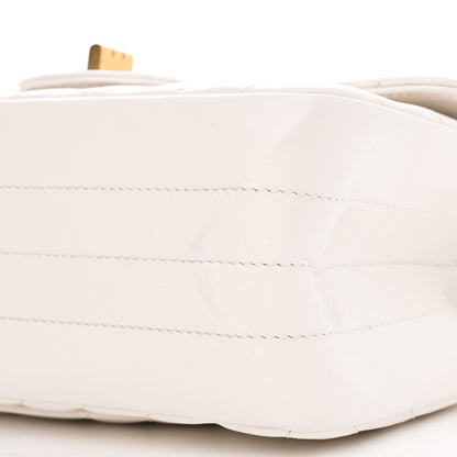 Chanel Aged Calfskin Chevron Quilted 2.55 Reissue Mini Flap White 10 of 12