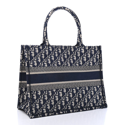 Christian Dior Oblique Medium Book Tote Blue Multicolor 2 of 6