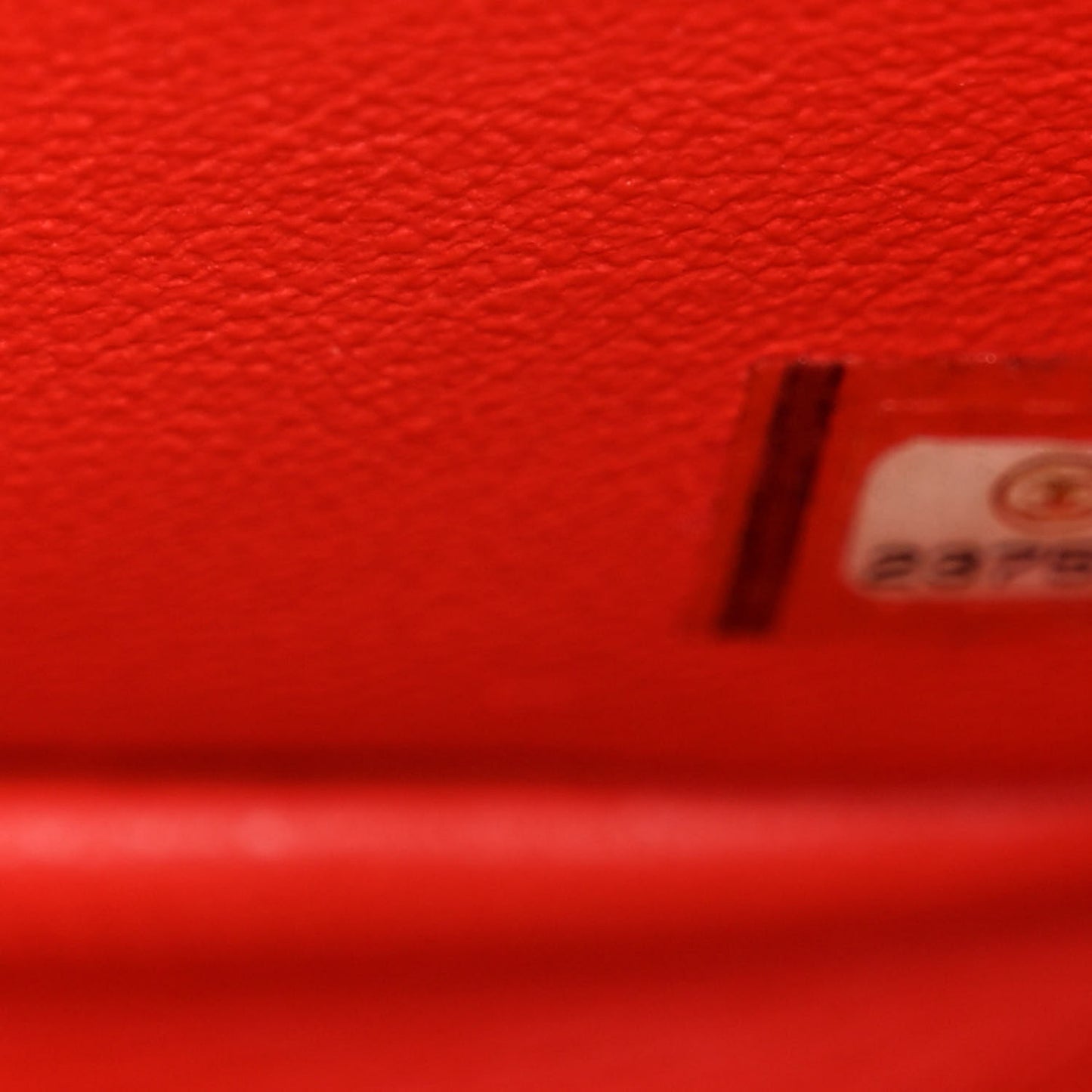 Patent Quilted Jumbo Double Flap Red