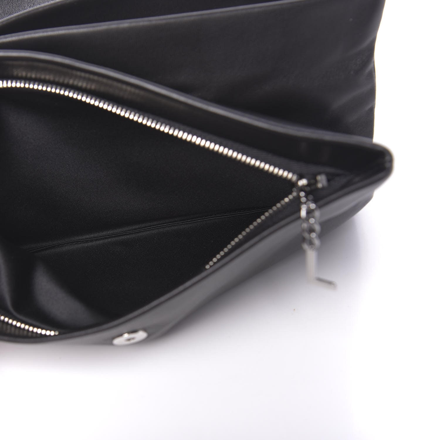 Chanel Lambskin Accordion Globe Clutch Black 13 of 17