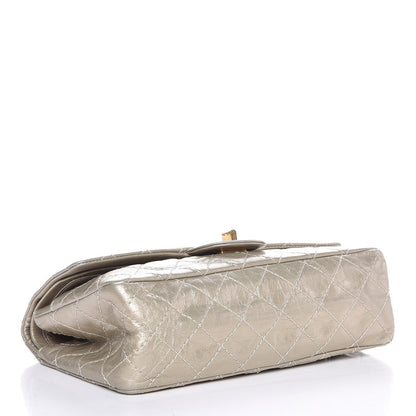 Chanel Metallic Aged Calfskin 2.55 Reissue 225 Flap Light Gold 4 of 7