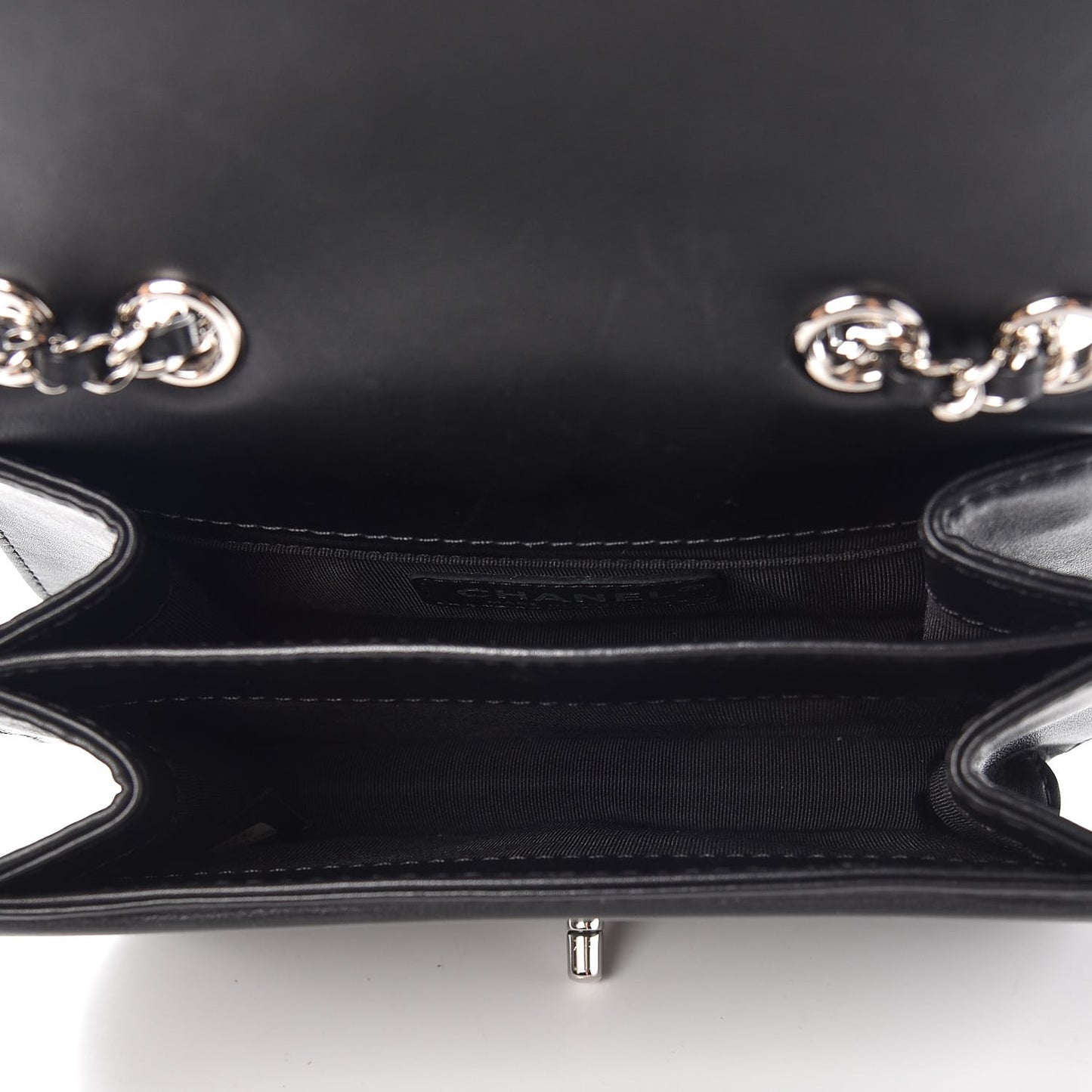 Lambskin Braided Small Chic Flap Black