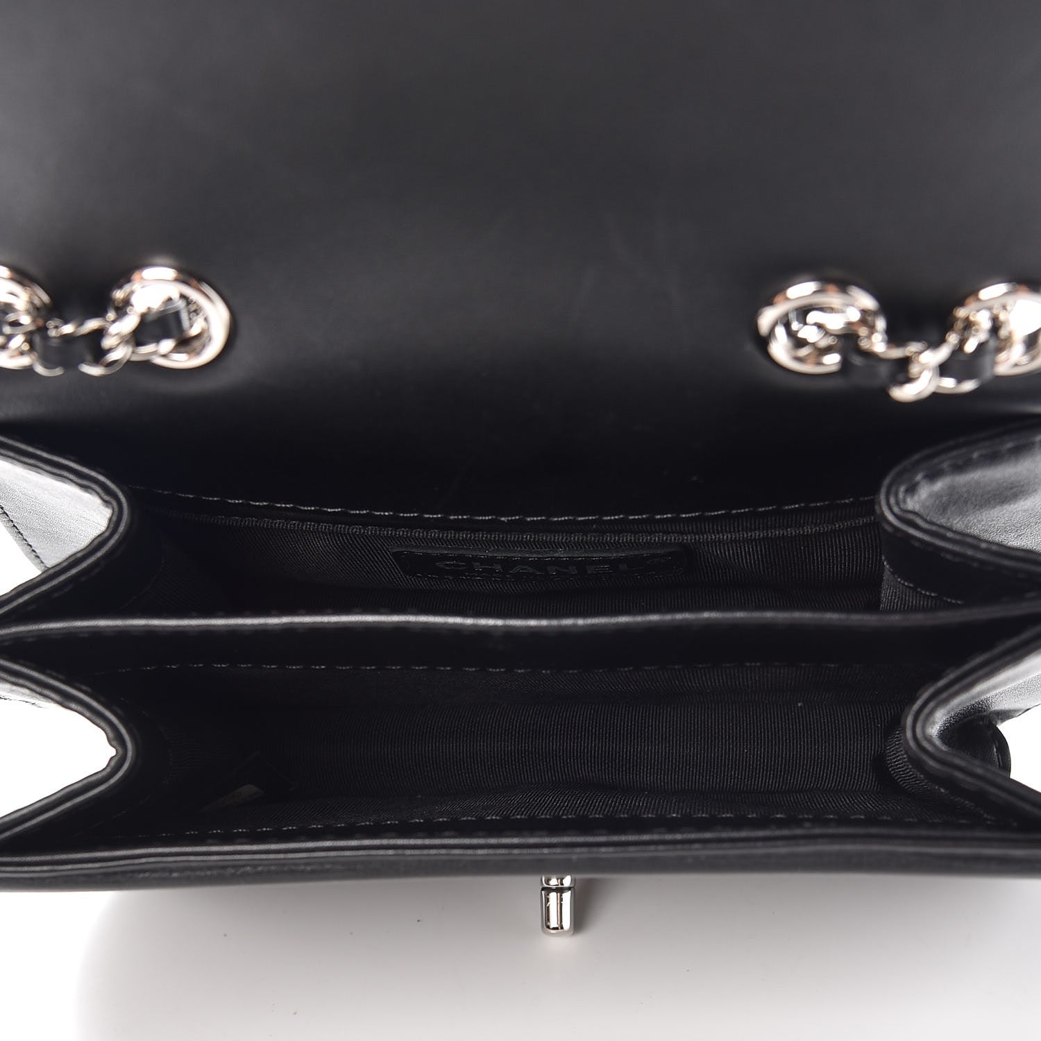 Chanel Lambskin Braided Small Chic Flap Black 6 of 8