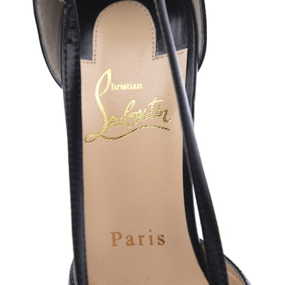 Christian Louboutin Shiny Nappa Madalena 150 Sandals 37 Black 5 of 9