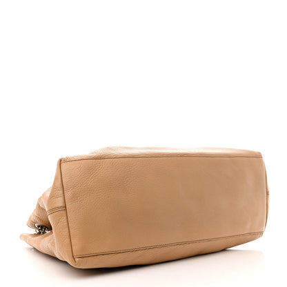 Gucci Pebbled Calfskin Large Soho Chain Shoulder Bag Nude 4 of 19