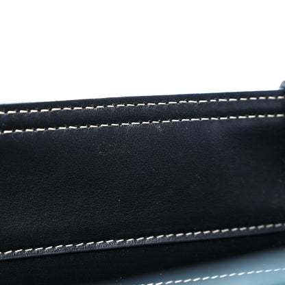 Chloe Felt Shiny Calfskin Medium Woody Ribbon Tote Steel Blue 11 of 12