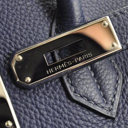 Hermes Taurillon Togo BIRKIN 35 Navy 8 of 9