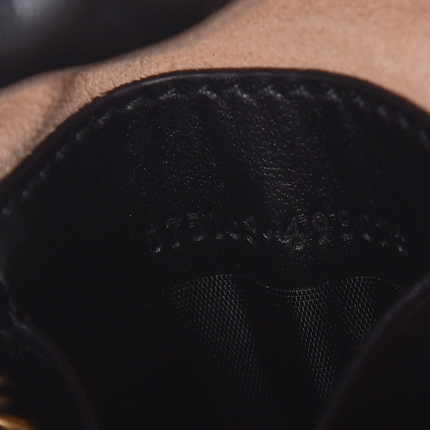 Calfskin Matelasse Mini GG Marmont 2.0 Bucket Bag Black