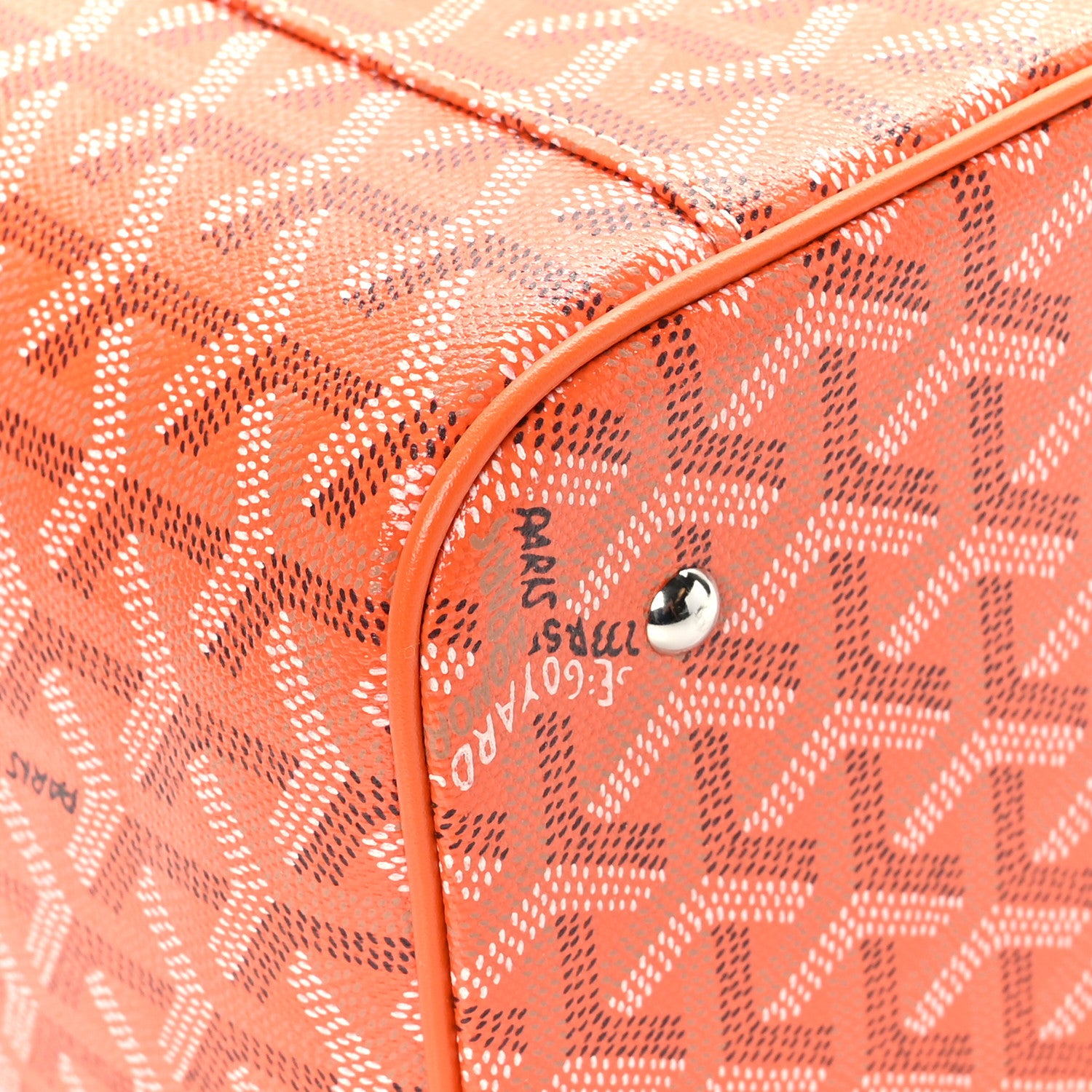 Goyard Goyardine Muse Vanity Case Orange 11 of 12