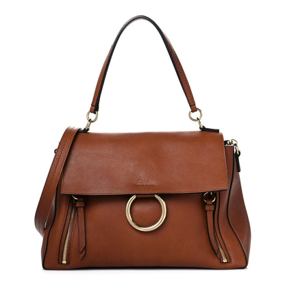 Chloe Calfskin Medium Faye Day Shoulder Bag Tan 1 of 11