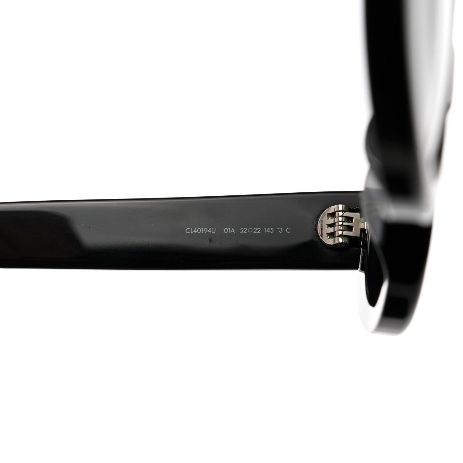 Celine Acetate Triomphe 01 Sunglasses CL 40194U Black 6 of 7
