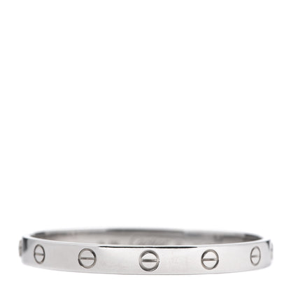 Cartier 18K White Gold LOVE Bracelet 16 3 of 4