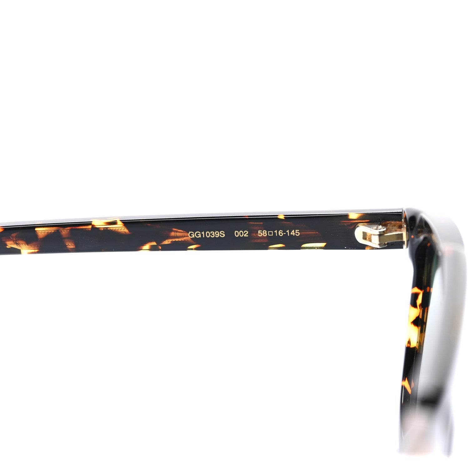Gucci Acetate Aviator Sunglasses GG1039S Tortoise 7 of 8