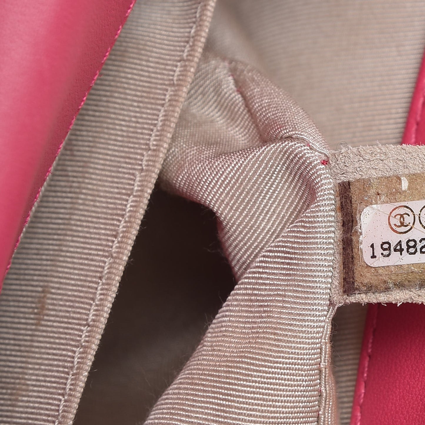Lambskin Quilted Small Square Boy Flap Pink