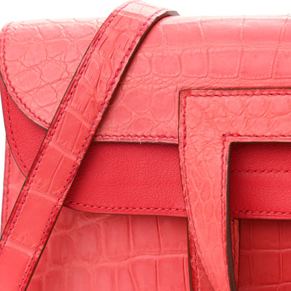 Hermes Matte Niloticus Crocodile Halzan 31 Bougainvillea 11 of 12