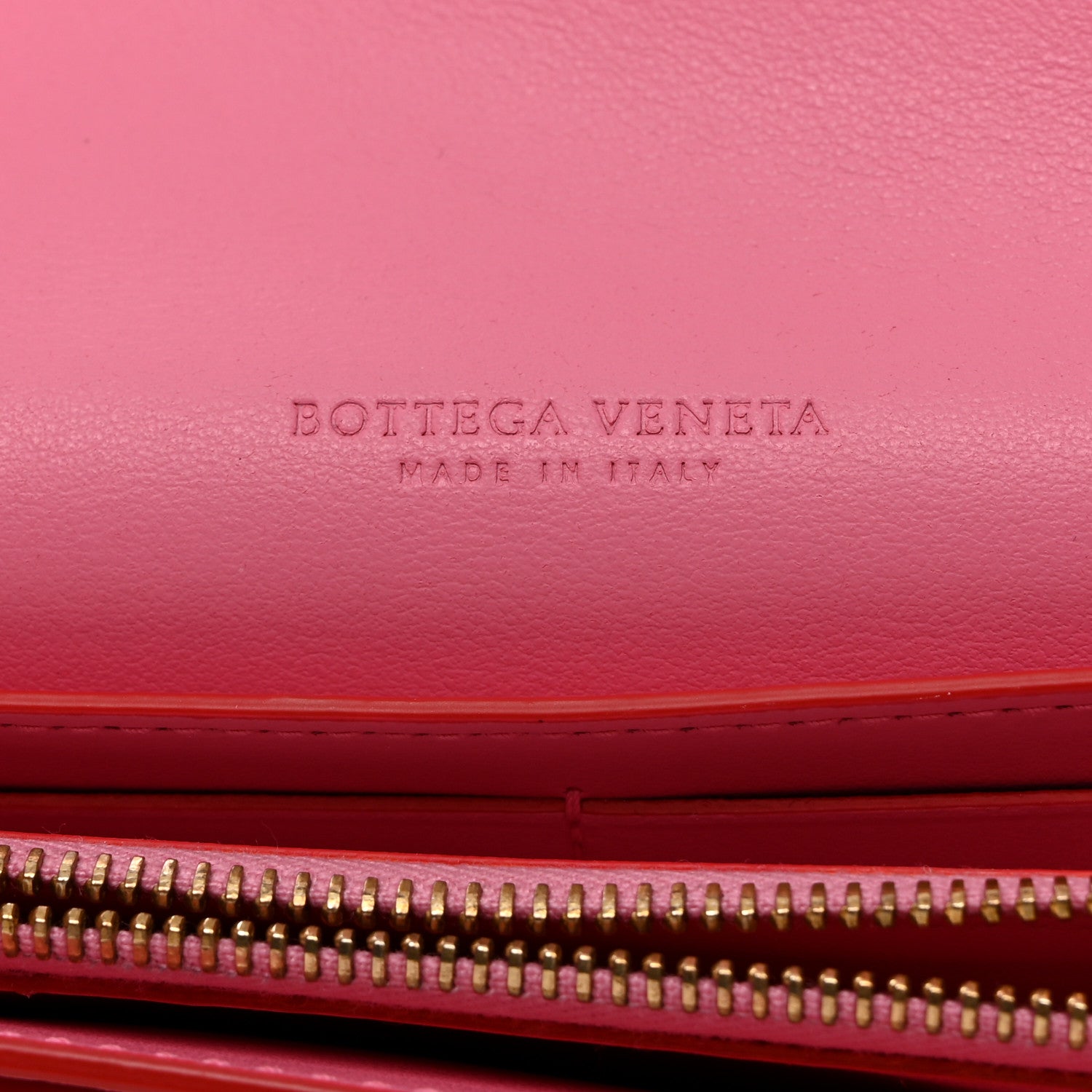 Bottega Veneta Nappa Intrecciato Continental Flap Wallet Pink Red 6 of 7