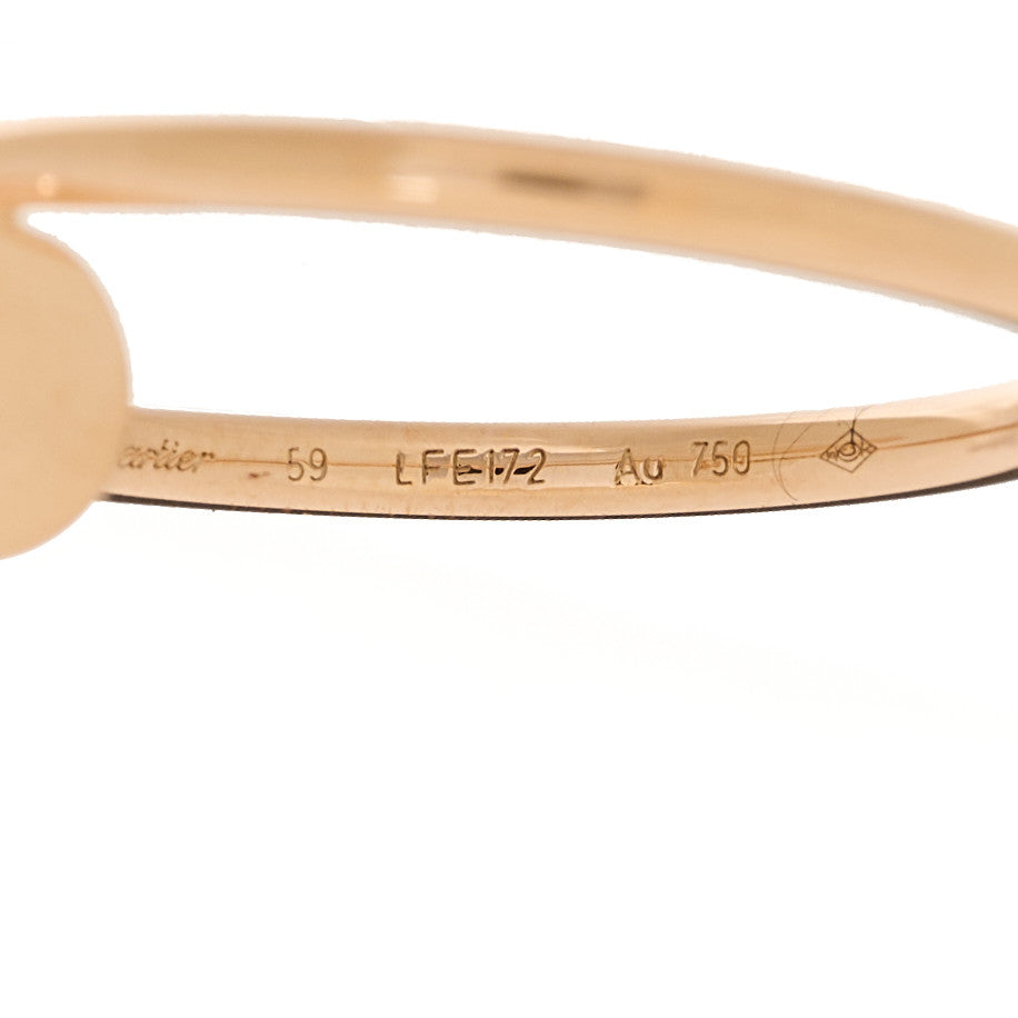 Cartier 18K Pink Gold Small Juste Un Clou Ring 59 8.75 5 of 6