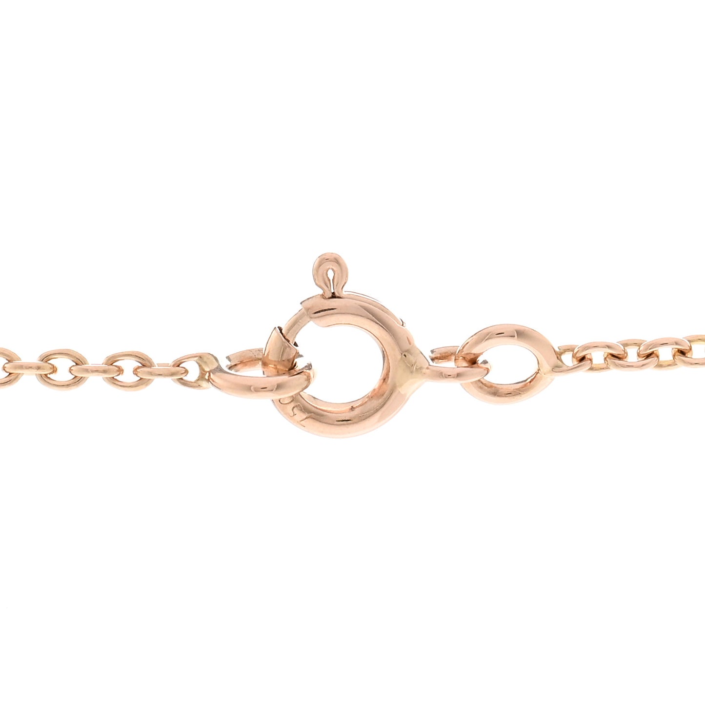 18K Rose Gold Diamond Constance Amulette Pendant Necklace