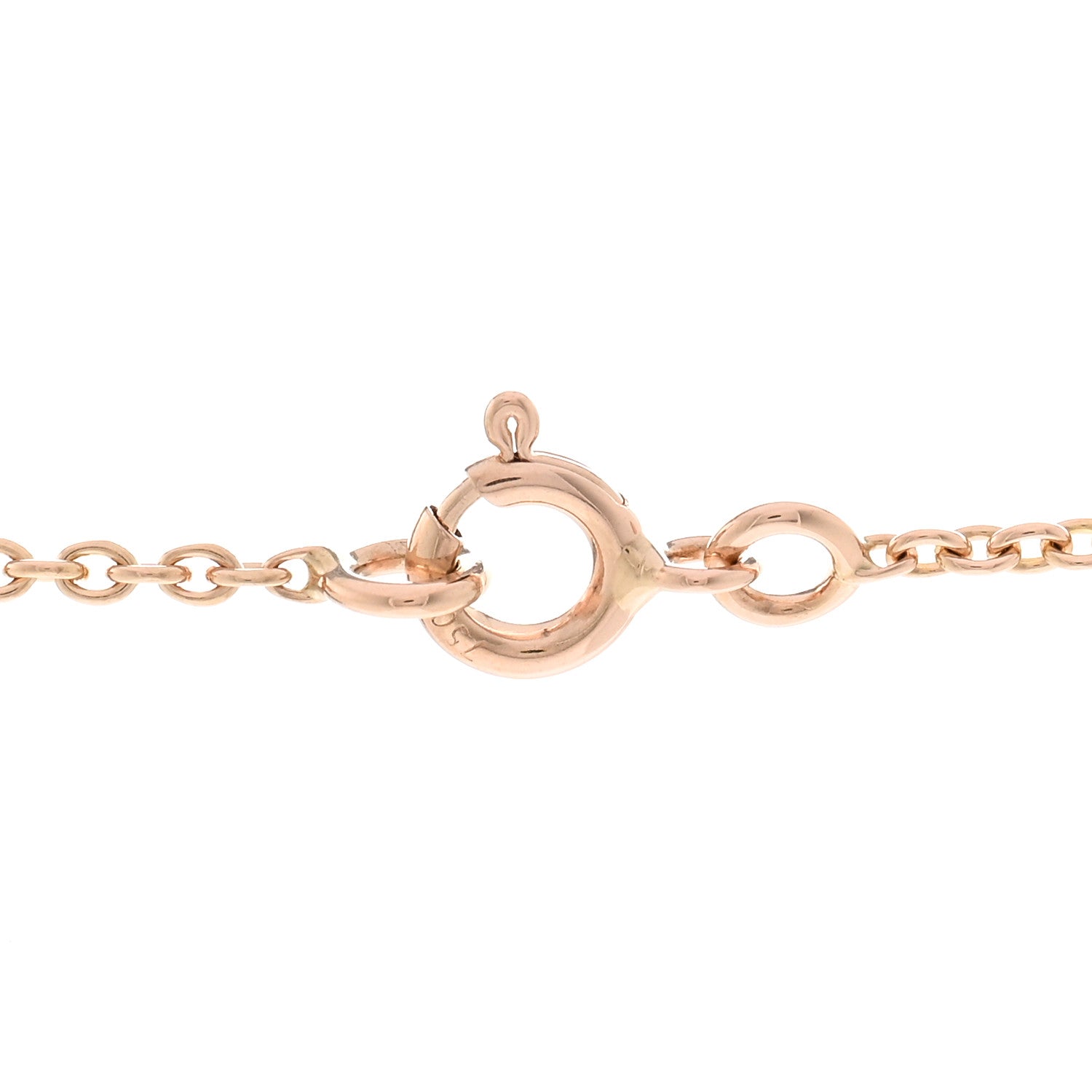 Hermes 18K Rose Gold Diamond Constance Amulette Pendant Necklace 4 of 6