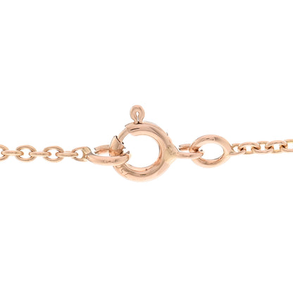 Hermes 18K Rose Gold Diamond Constance Amulette Pendant Necklace 4 of 6