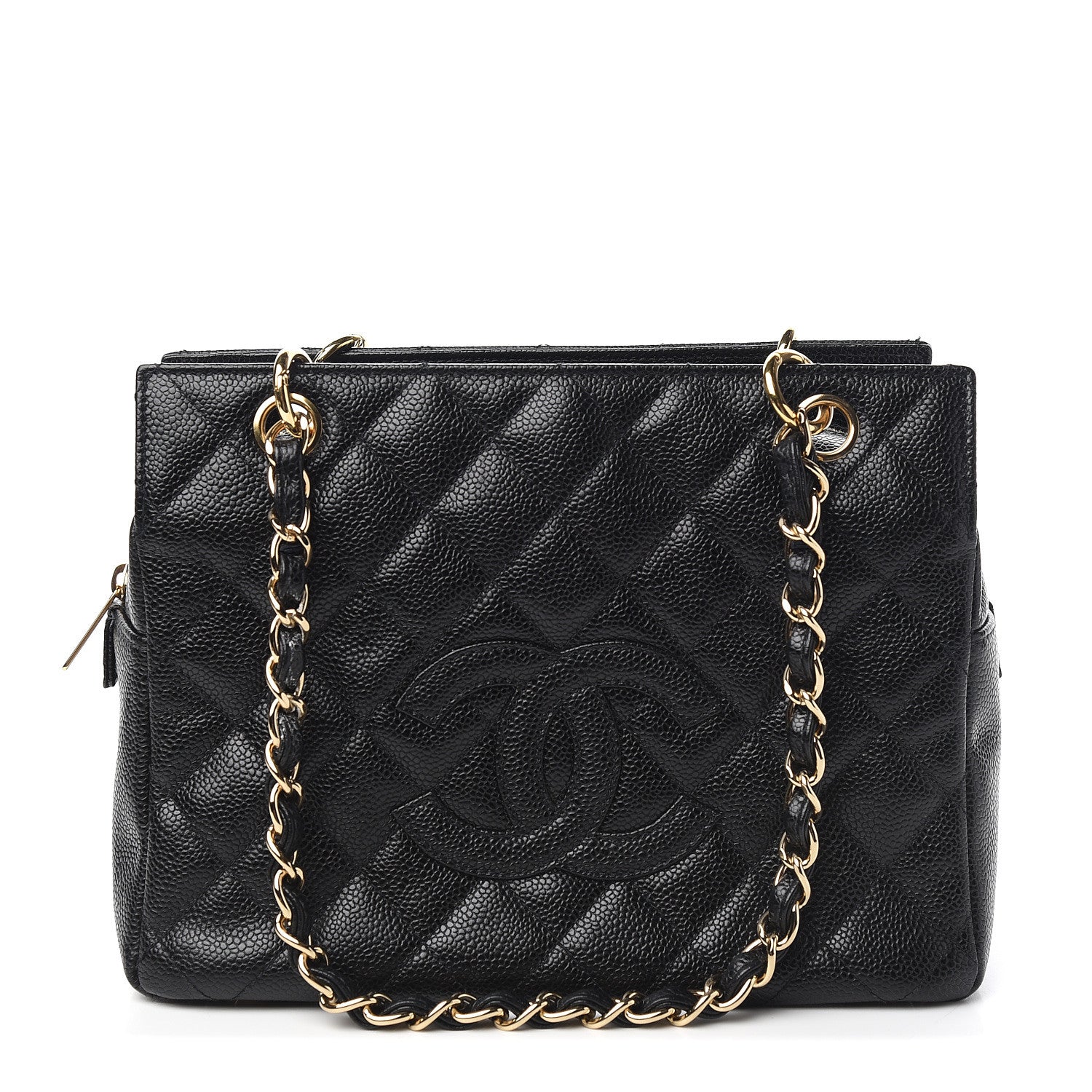 Chanel Caviar Quilted Petit Timeless Tote PTT Black 1 of 9