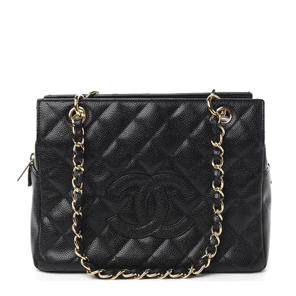 Chanel Caviar Quilted Petit Timeless Tote PTT Black 1 of 9