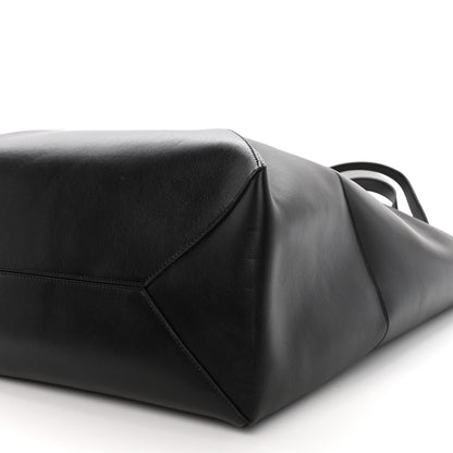 Loewe Shiny Calfskin Large Puzzle Fold Tote Black 8 of 8