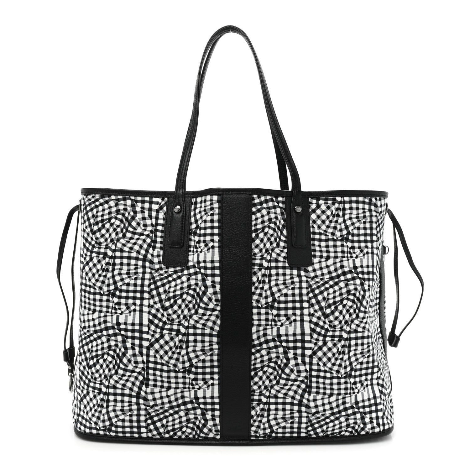 MCM Visetos Large Liz Reversible Shopper Tote Black 3 of 16