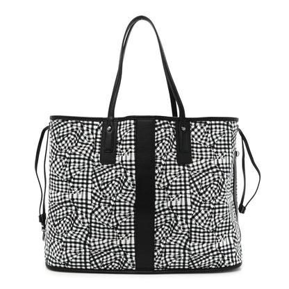 MCM Visetos Large Liz Reversible Shopper Tote Black 3 of 16