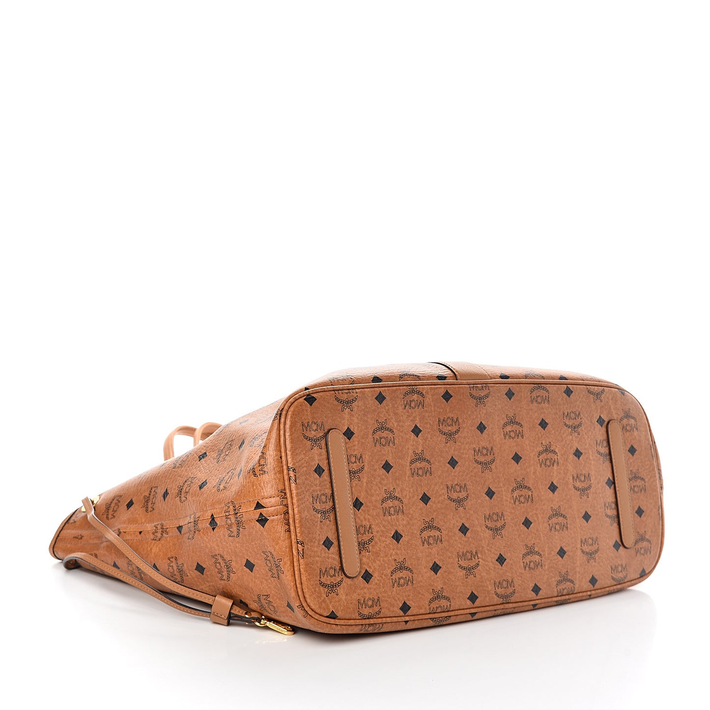 Visetos Large Liz Reversible Shopper Tote Cognac