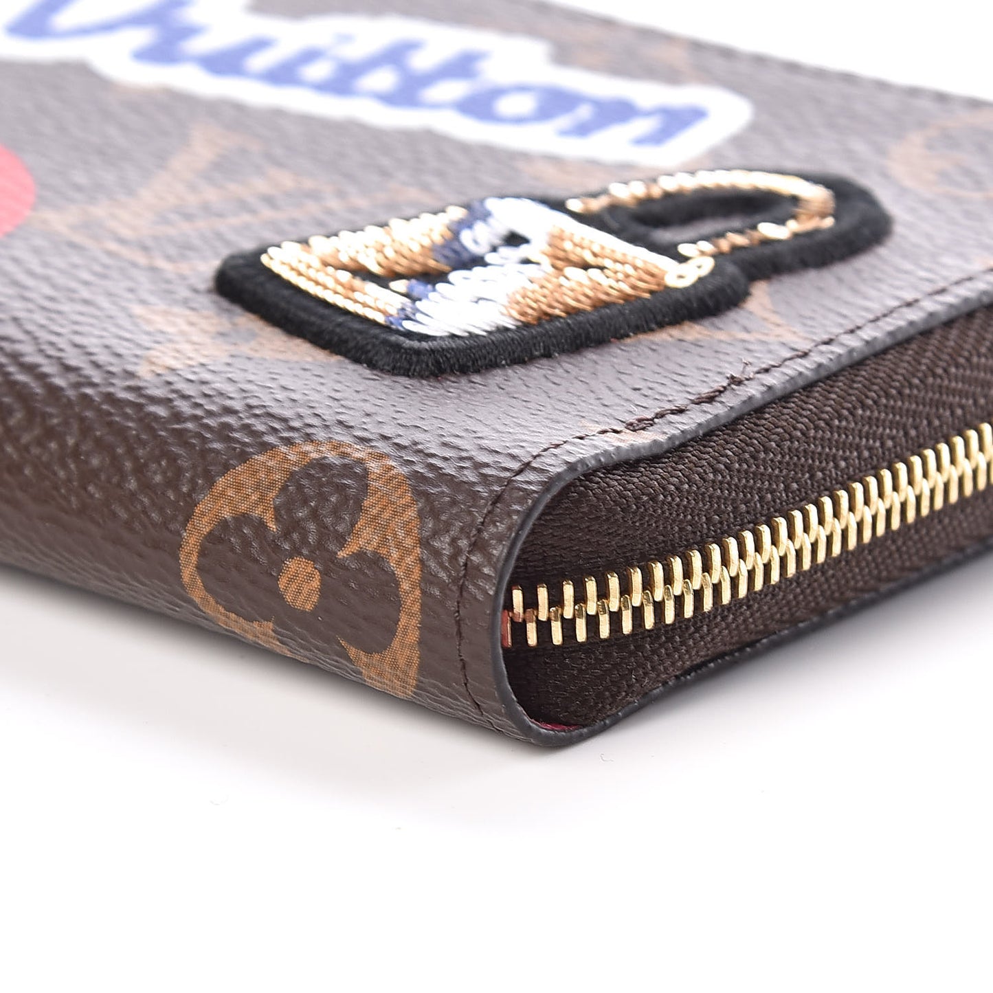 Monogram Travel Stickers Zippy Coin Purse