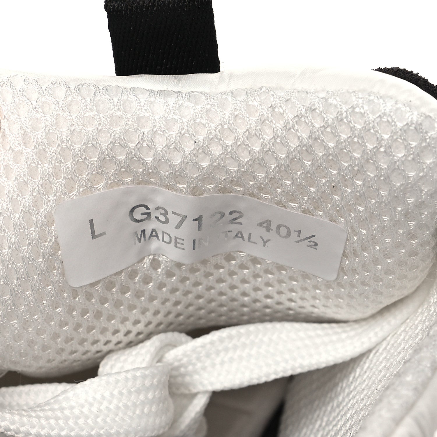 Chanel Nylon Suede Calfskin CC Sneakers 40.5 White Dark Grey 7 of 8
