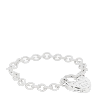 Tiffany Sterling Silver Return to Tiffany Love Lock Bracelet 1 of 4