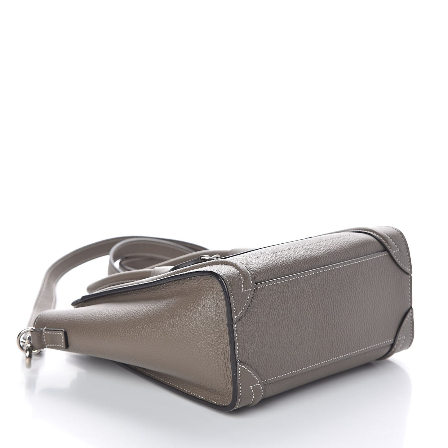 Drummed Calfskin Nano Luggage Souris