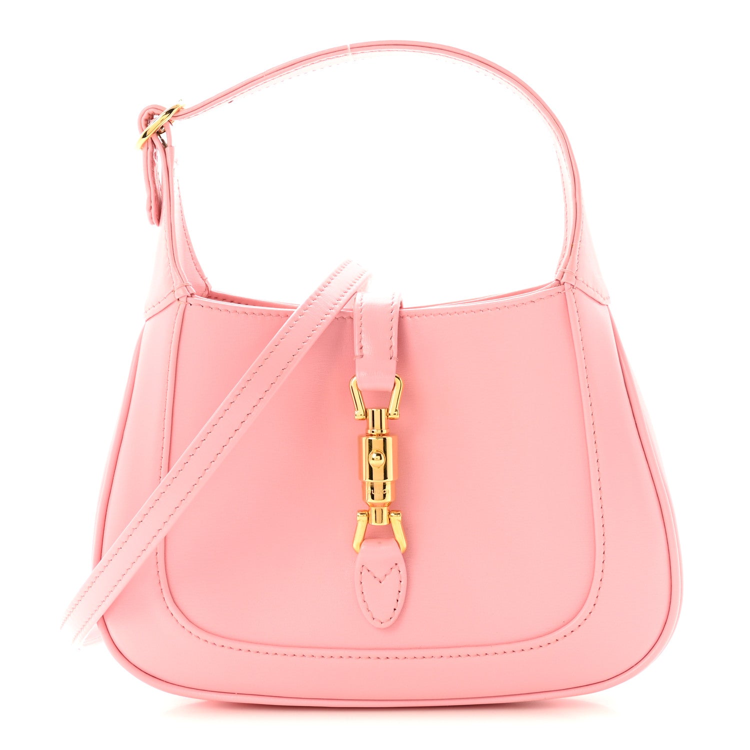 Gucci Boarded Dyana Lux Calfskin Mini Jackie 1961 Hobo Wild Rose 1 of 10