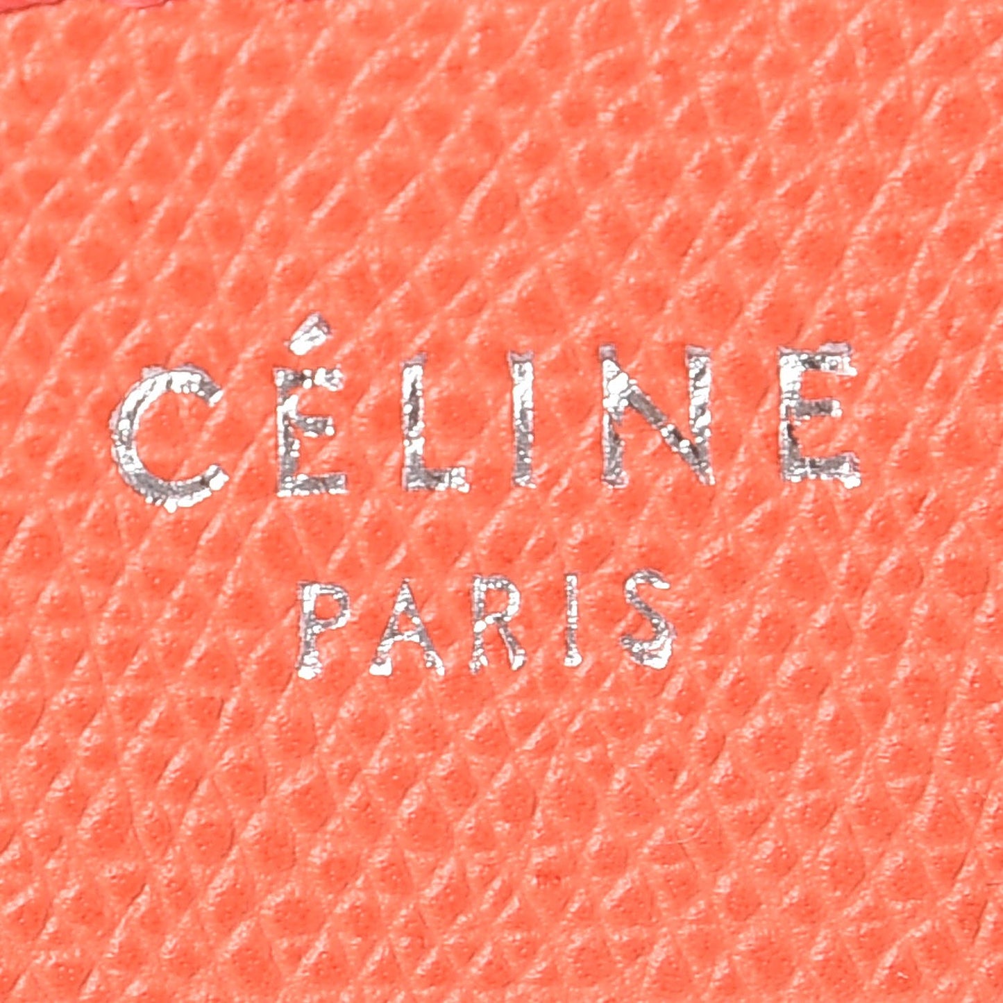 Grained Calfskin Medium Phantom Luggage Coral