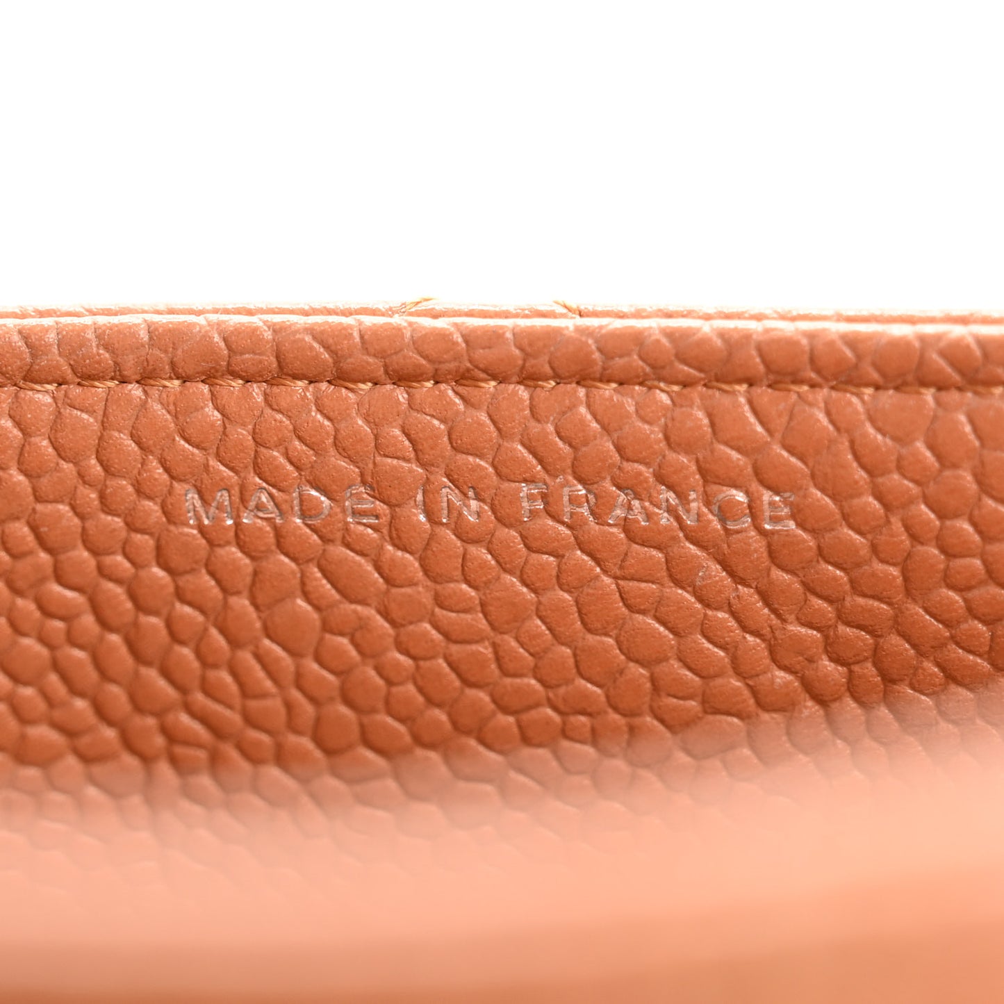 Caviar Quilted iPad Case Brown