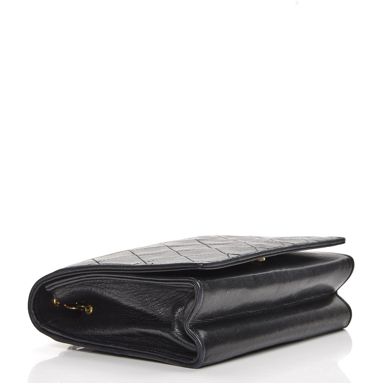 Chanel Lambskin Quilted CC Small Single Flap Black 4 of 8